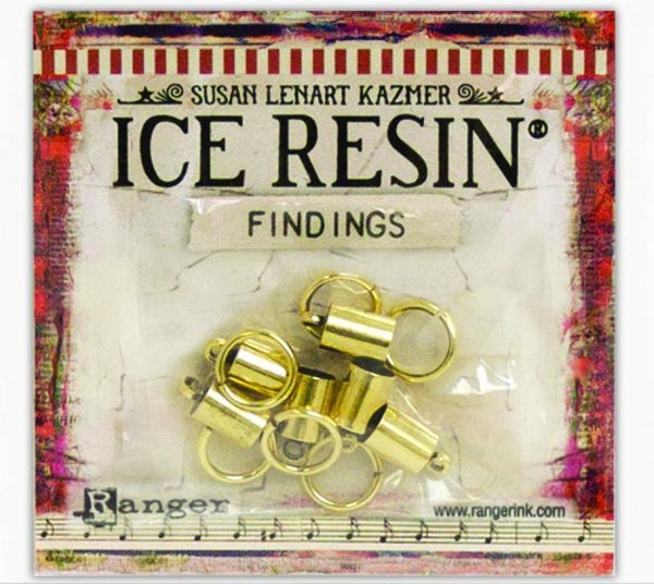 ICE Resin® Findings 6mm End Caps & Jump Rings: Antique Bronze Sale