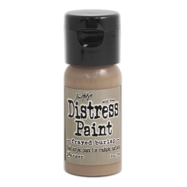 Tim Holtz Distress® Flip Top Paint Frayed Burlap, 1oz Online Sale