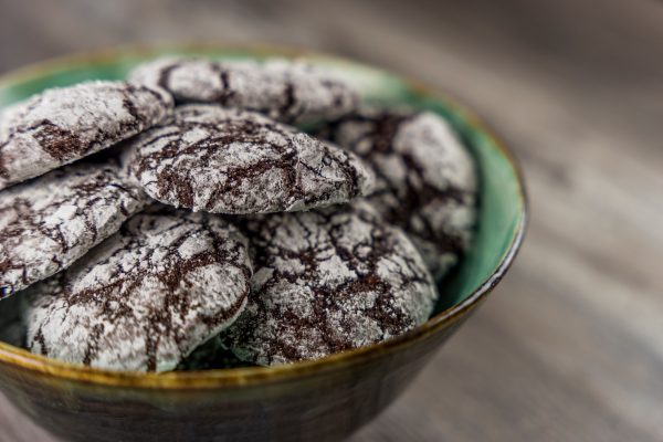 Passover Chocolate Crinkle Cookies For Sale - Image 2