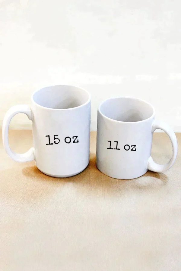 Checkered Anxious Ceramic Mug on Sale - Image 2