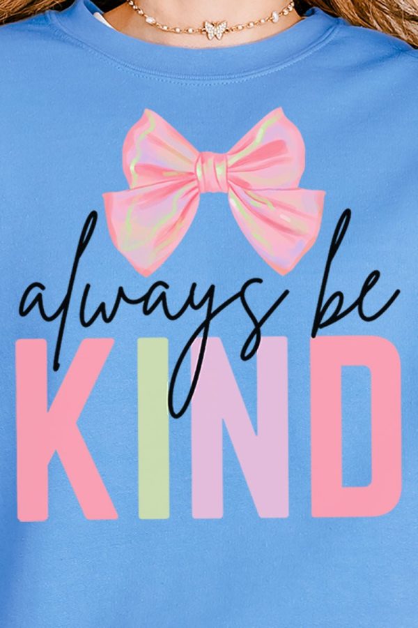 Coquette Always Be Kind Unisex NuBlend Crew Sweatshirt Sale - Image 2
