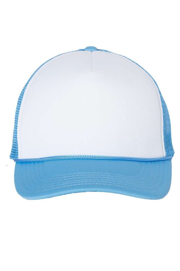 Blue Leopard Luxe Mama Foam Mesh Back Trucker Cap Supply - Image 3
