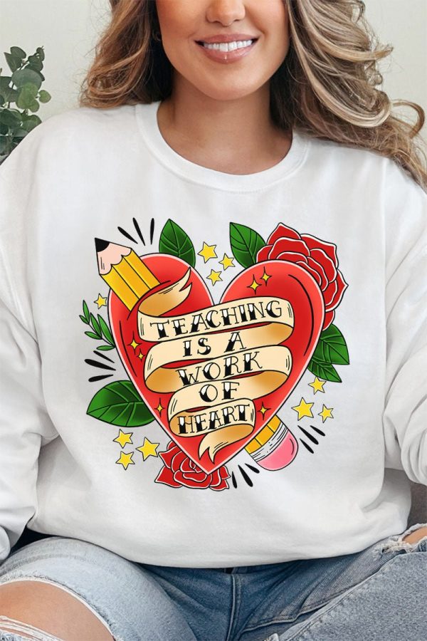 Work Of Heart Roses Unisex NuBlend Crew Sweatshirt on Sale