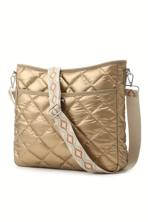 25% OFF! Reagan Gold Guitar Strap Quilted Bag Online now - Image 4