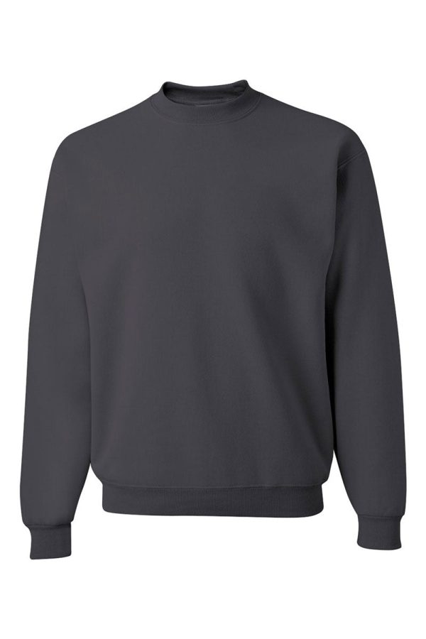Turquoise Checkered Boot Stitch Unisex NuBlend Crew Sweatshirt For Cheap - Image 5