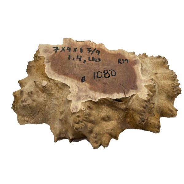 Red Mallee Burl Cookies - 7  x 4  x 1-3 4  #1080 Online now - Image 2