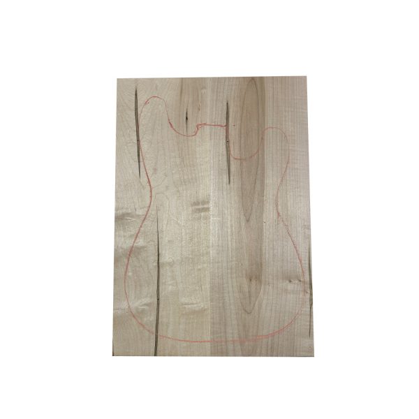 Ambrosia Maple Guitar Body Blank - 21  x 14-1 2  x 1-3 4 , 13 Lbs (2 Pcs Glued) #351 Hot on Sale - Image 5