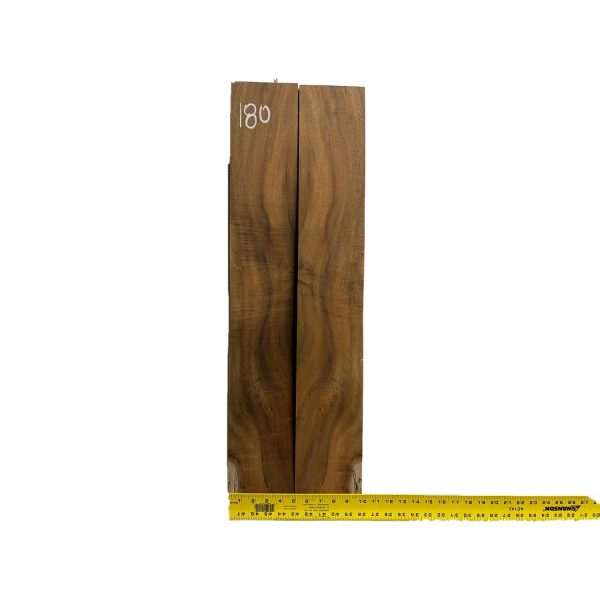 Flame Hawaiian Koa Dreadnought AAA Grade Guitar Back & Side Set #180 Online now - Image 4
