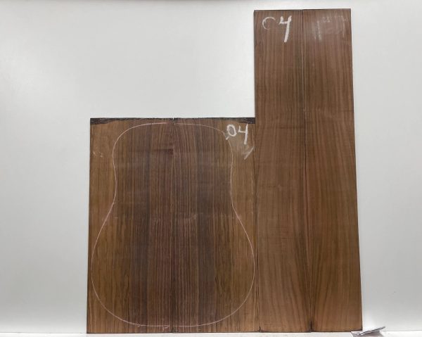 Indian Rosewood Classical A Grade Guitar Back and Side Set #04 For Sale