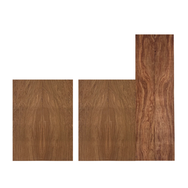 Bubinga  Baritone Guitar Back & Side Sets + Top Sets For Sale