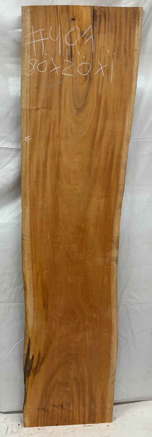 Indian Mahogany Lumber Live Edge Slab - 80 x 20 x 1  #407 Online Hot Sale - Image 2