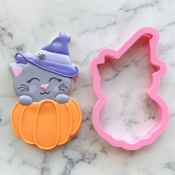 Fab-BOO-lous Cat in Pumpkin Cookie Cutter Supply - Image 4
